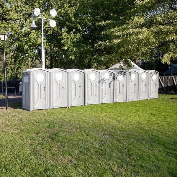 our team frequently cleans and services the special event portable toilets to ensure they are clean and hygienic throughout the event